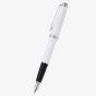 Cross Lume White & Chrome Stainless Steel Medium Nib Fountain Pen AT0806-2MS