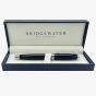Bridgewater Stirling Matte Black & Chrome Ballpoint Pen & Pencil Set 337452