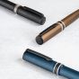 BOSS Arche Brushed Ring Camel Ballpoint Pen HSR6964X