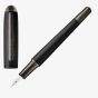 BOSS Contour Pinstripe Black Fountain Pen HSV6762A