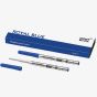 Montblanc 2 Ballpoint Refills Medium Royal Blue 128214