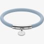 Skagen Blakely Light Blue Silicone and Silver-Tone Bracelet SKJ1279040