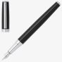 BOSS Gear Icon Black & Chrome Plated Fountain Pen HSN2542A