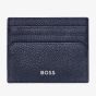 BOSS Classic Grained Navy Card Holder HLC416N