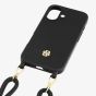 BOSS Double B Black & Gold iPhone Case With Strap HEH520A16N