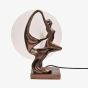 Art Deco Bronze Finish Dancer Figurine Lamp L2939