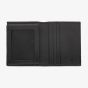 Zippo Carbon Fibre Pattern Tri-Fold Black Leather Wallet 2008000