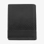 Zippo Carbon Fibre Pattern Tri-Fold Black Leather Wallet 2008000
