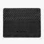 Zippo Carbon Fibre Pattern Black Leather Card Holder Wallet 2008001