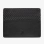 Zippo Carbon Fibre Pattern Black Leather Card Holder Wallet 2008001