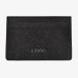 Zippo Saffiano Black Leather Money Clip Wallet 2007079