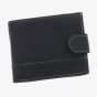 Equilibrium Mens Black Stitched Wallet 59770
