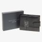 Equilibrium Mens Two Tone Black Leather Wallet 209910