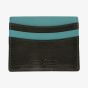 Black & Blue Leather Credit Card RFID Wallet LX-05