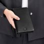 BOSS Double B Saffiano Black Wallet HLL526A