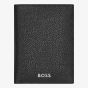 BOSS Classic Grained Black Trifold Wallet HLF416A