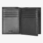 BOSS Classic Grained Black Trifold Wallet HLF416A