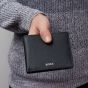BOSS Classic Grained Black Money Wallet HLM416A