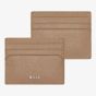 BOSS Classic Grained Camel Card Holder Wallet HLC416X