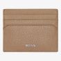 BOSS Classic Grained Camel Card Holder Wallet HLC416X
