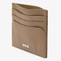 BOSS Classic Grained Camel Card Holder Wallet HLC416X