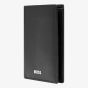 BOSS Classic Smooth Black Folding Card Holder Wallet HLE403A