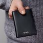 BOSS Classic Smooth Black Folding Card Holder Wallet HLE403A