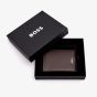 BOSS Classic Smooth Brown Folding Card Holder Wallet HLE403Y