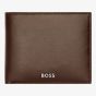 BOSS Classic Smooth Brown Coins Wallet HLM403Y