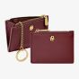 BOSS Signature Lady Burgundy Card Holder Purse HEK616R