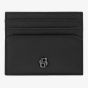 BOSS Double B Saffiano Black Card Holder Wallet HLC526A