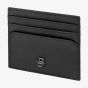 BOSS Double B Saffiano Black Card Holder Wallet HLC526A