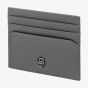 BOSS Double B Saffiano Grey Card Holder Wallet HLC526H