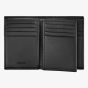 BOSS Double B Saffiano Black Card Holder With Flap HLF526A