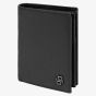 BOSS Double B Saffiano Black Card Holder With Flap HLF526A