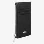 BOSS Classic Smooth Black Zip Card Holder Wallet HLK503A