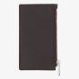 BOSS Classic Smooth Brown Zip Card Holder Wallet HLK503Y