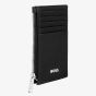 BOSS Classic Grained Black Zip Card Holder Wallet HLK518A