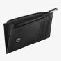 BOSS Double B Saffiano Black Zip Card Holder Wallet HLK526A