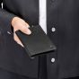 BOSS Double B Saffiano Black Passport Holder HLP526A