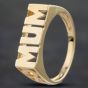 Second Hand 9ct Yellow Gold Mum Signet Ring 390200R