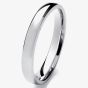 Platinum 3mm Soft Court Wedding Ring 3LMS-PT