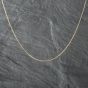 Second Hand 9ct Yellow Gold Super Fine Diamond Cut 18 Inch Belcher Chain 41011155