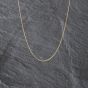 Second Hand 9ct Yellow Gold Fine 16 Inch Curb Chain 41011156