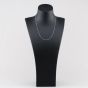 Second Hand 9ct White Gold Fine 18 Inch Curb Chain 41011165