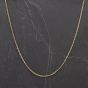 Second Hand 9ct Yellow Gold 18 Inch Round Belcher Link Chain 4101534