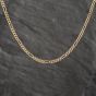 Second Hand 9ct Yellow Gold 18 Inch Figaro Chain 41021402