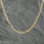 Second Hand 9ct Yellow Gold 3+1 18 Inch Figaro Chain 41021497