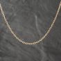 Second Hand 9ct Yellow Gold 18 Inch Curb Chain 41021528