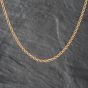 Second Hand 9ct Yellow Gold 18 Inch Rope Chain 41021535